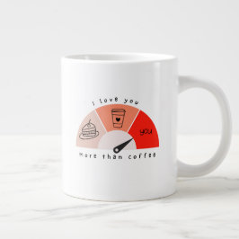 Ich Liebe Sie mehr als Coffee Valentins Tasse