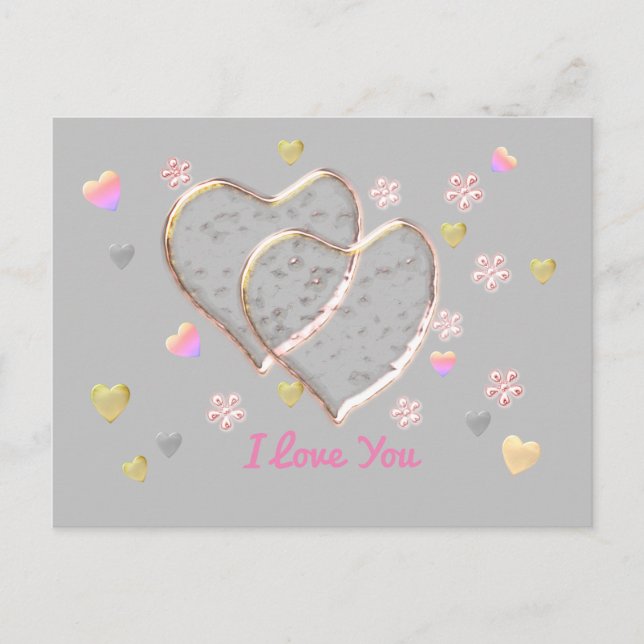 Ich Liebe Sie ...mehr als jeder andere Satz sagen  Postkarte (Vorderseite)