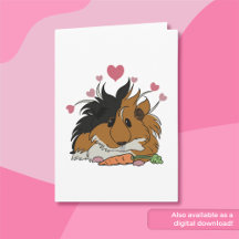 Ich Liebe Sie mehr als Karotten Guinea Schweinefle