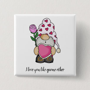 Ich Liebe, Sie mögen gnome andere valentinische Li Button