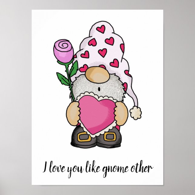 Ich Liebe, Sie mögen gnome andere valentinische Li Poster (Vorne)