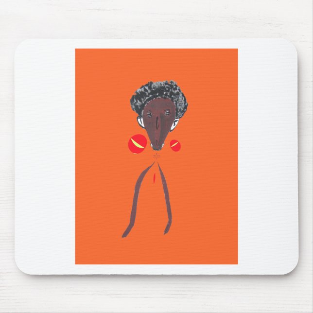 Ich Liebe Sie Nakupenda Swahili Mousepad (Vorne)