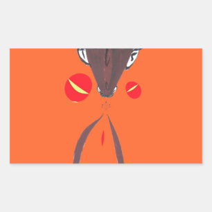 Ich Liebe Sie Nakupenda Swahili Rechteckiger Aufkleber