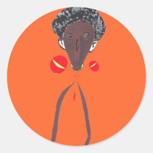 Ich Liebe Sie Nakupenda Swahili Runder Aufkleber