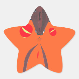 Ich Liebe Sie Nakupenda Swahili Stern-Aufkleber