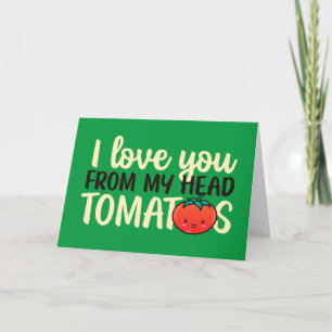 Ich Liebe Sie Niedlich Tomatenstube Funny Valentin Feiertagskarte
