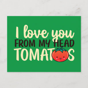 Ich Liebe Sie Niedlich Tomatenstube Funny Valentin Postkarte