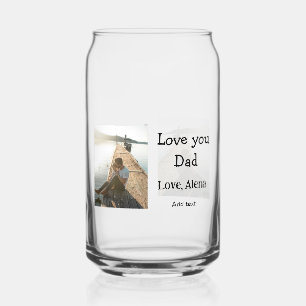 Ich Liebe, Sie Papa den Tag elegant fügen Foto-Tex Dosenglas