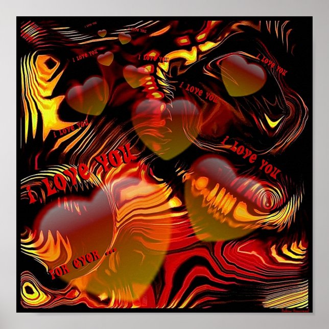 Ich Liebe Sie Poster (Vorne)