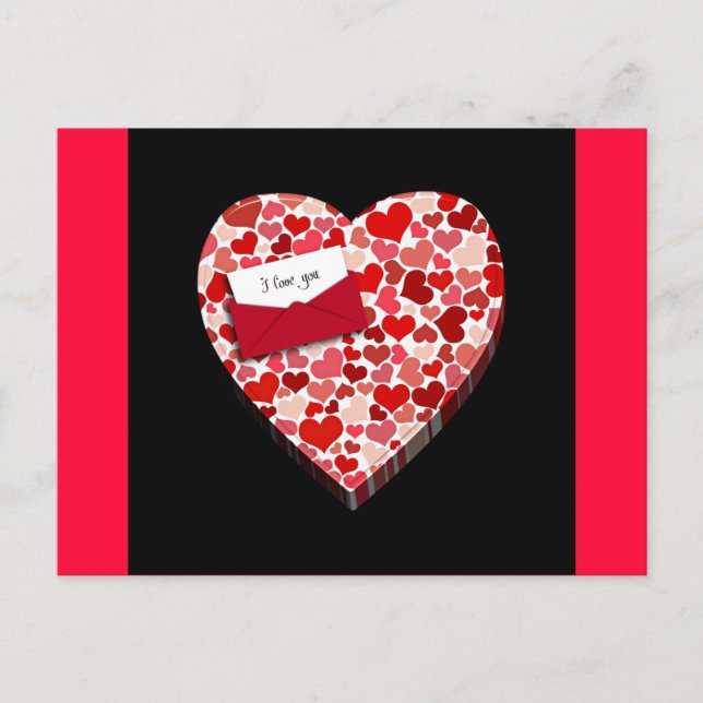 Ich Liebe Sie Postkarte (Vorderseite)