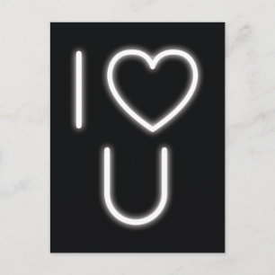 Ich Liebe Sie Postkarte