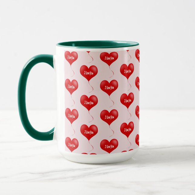 Ich Liebe Sie - Romantische Tasse (Links)