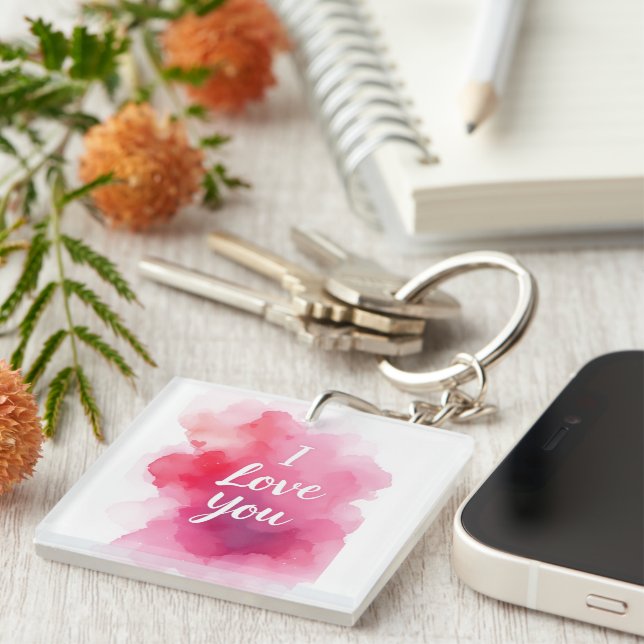 Ich Liebe Sie Schlüsselanhänger (Vorderseite rechts)