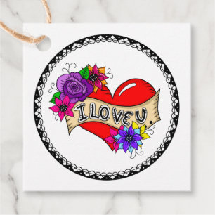 Ich Liebe Sie Street Art Graffiti Urban Heart Geschenkanhänger