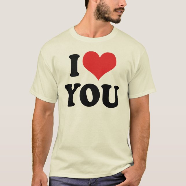 Ich Liebe Sie T - Shirt (Vorderseite)