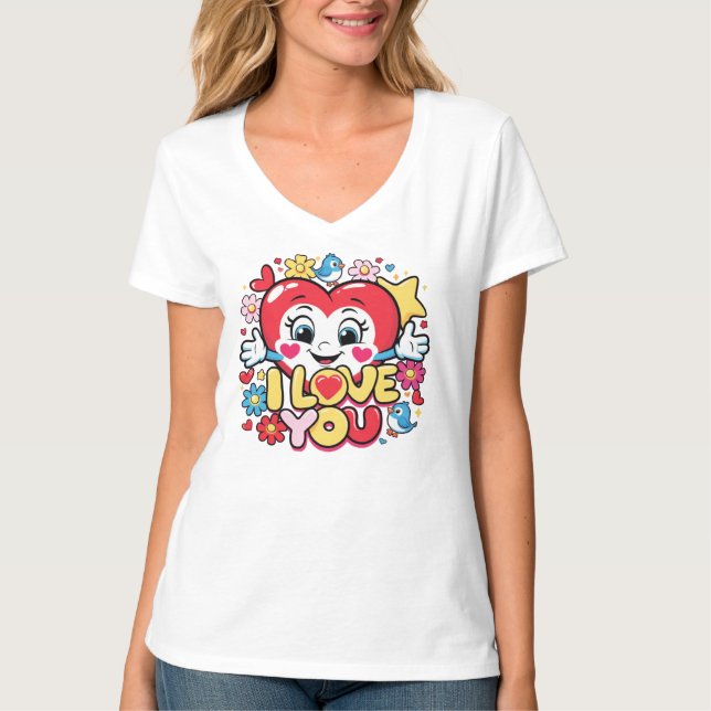 Ich Liebe Sie T-Shirt (Vorderseite)