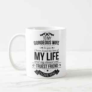 Ich Liebe Sie Tasse für Ehefrau