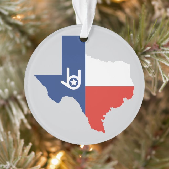 Ich Liebe Sie Texas Ornament (Baum)