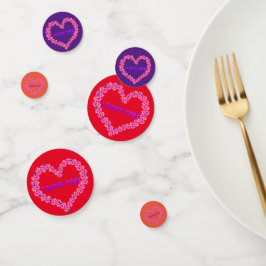 Ich Liebe Sie Tischkonfetti Konfetti