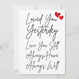 Ich Liebe Sie Valentinstag Karten für ein Paar