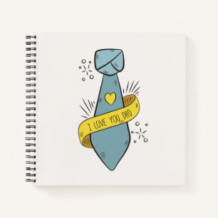 Ich Liebe Sie Vater Vatertag   Notizbuch