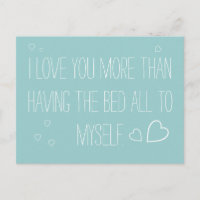 Ich Liebe, Sie vermissen mehr lange Postkarte