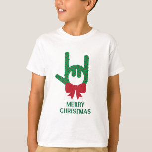 Ich Liebe Sie Weihnachtskranz T-Shirt
