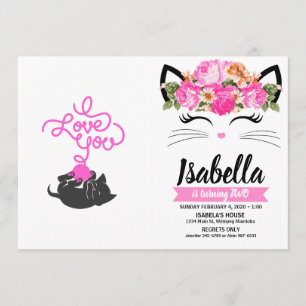 Ich Liebe Sie - Wolle - Rücken Farbe wählen Einladung