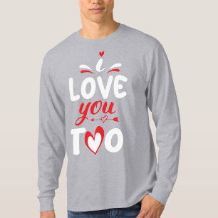 Ich Liebe Sie zu svg Valentine T-Shirt Graphic