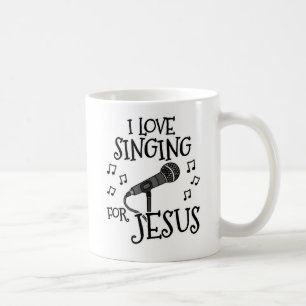 Ich Liebe singen für Jesus, Kirchengesang Kaffeetasse
