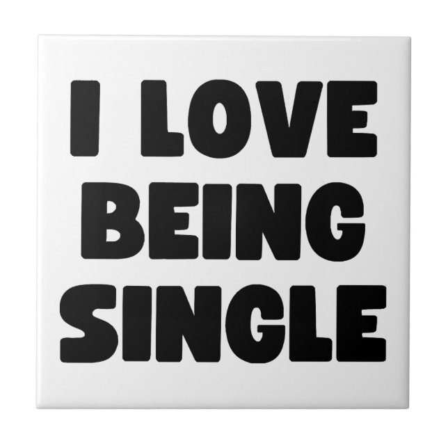 Ich Liebe Single Fliese (Vorderseite)
