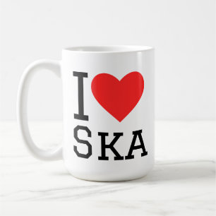 Ich liebe Ska Kaffeetasse
