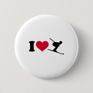 Ich liebe Skifahren _2 Button