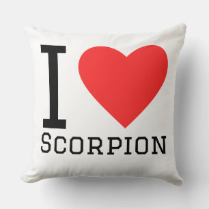 Ich liebe Skorpion Kissen