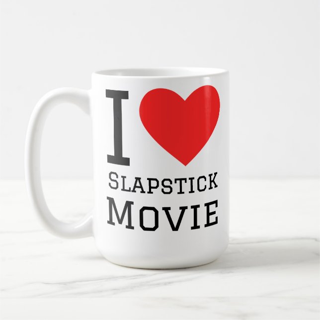 Ich liebe Slapstick-Filme  Kaffeetasse (Links)