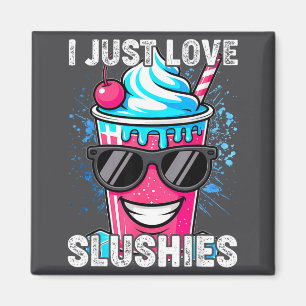 Ich liebe Slushies Kühl macht Spaß Sommer Slushy G Magnet
