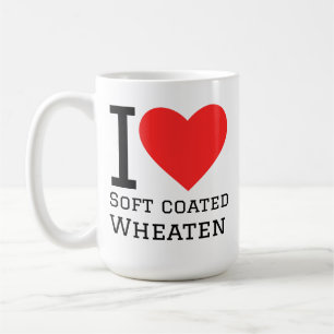 Ich liebe Soft Coated Wheaten Kaffeetasse