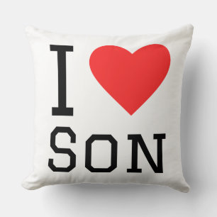 Ich liebe Sohn Kissen