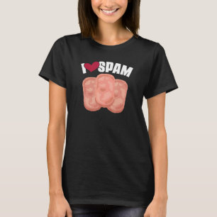 Ich liebe Spam Dosen gekochtes Schweinefleisch Ess T-Shirt