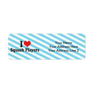 Ich Liebe Squash-Spieler