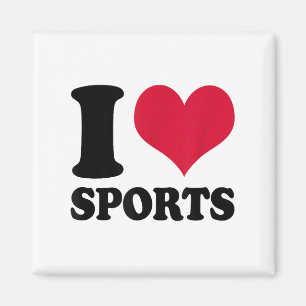 Ich liebe Srts Fitness-Motivation Magnet