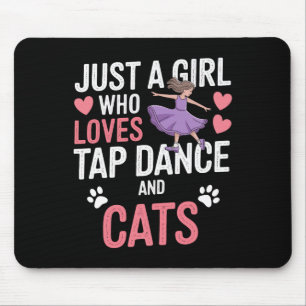 Ich Liebe Stach Tanzen und Katzen Geschenke Stich Mousepad