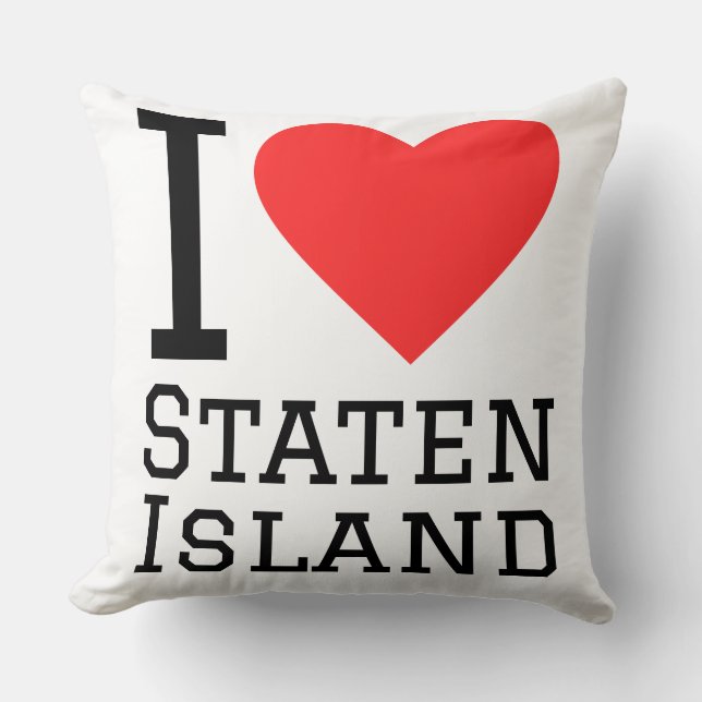 Ich liebe Staten Island  Kissen (Vorderseite)