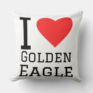 Ich liebe Steinadler Kissen