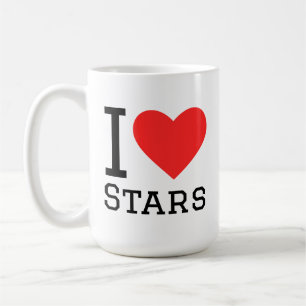Ich liebe Sterne Kaffeetasse