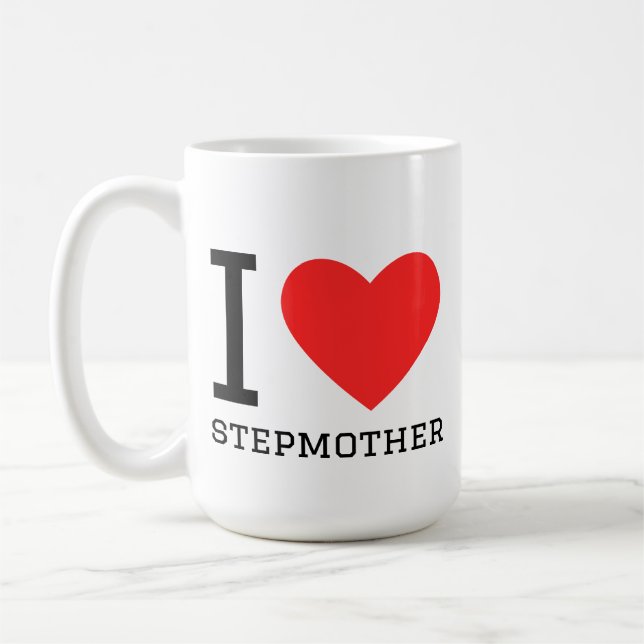 Ich liebe Stiefmutter Kaffeetasse (Links)