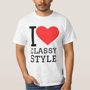 Ich liebe stilvolle Eleganz T-Shirt