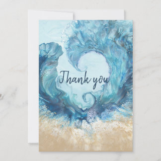 Ich Liebe Strand Danke Karte