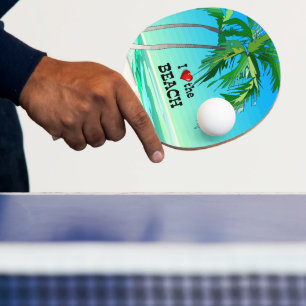 Ich Liebe Strand, Tropical Blue Tischtennis Schläger