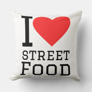 Ich liebe Street Food Kissen